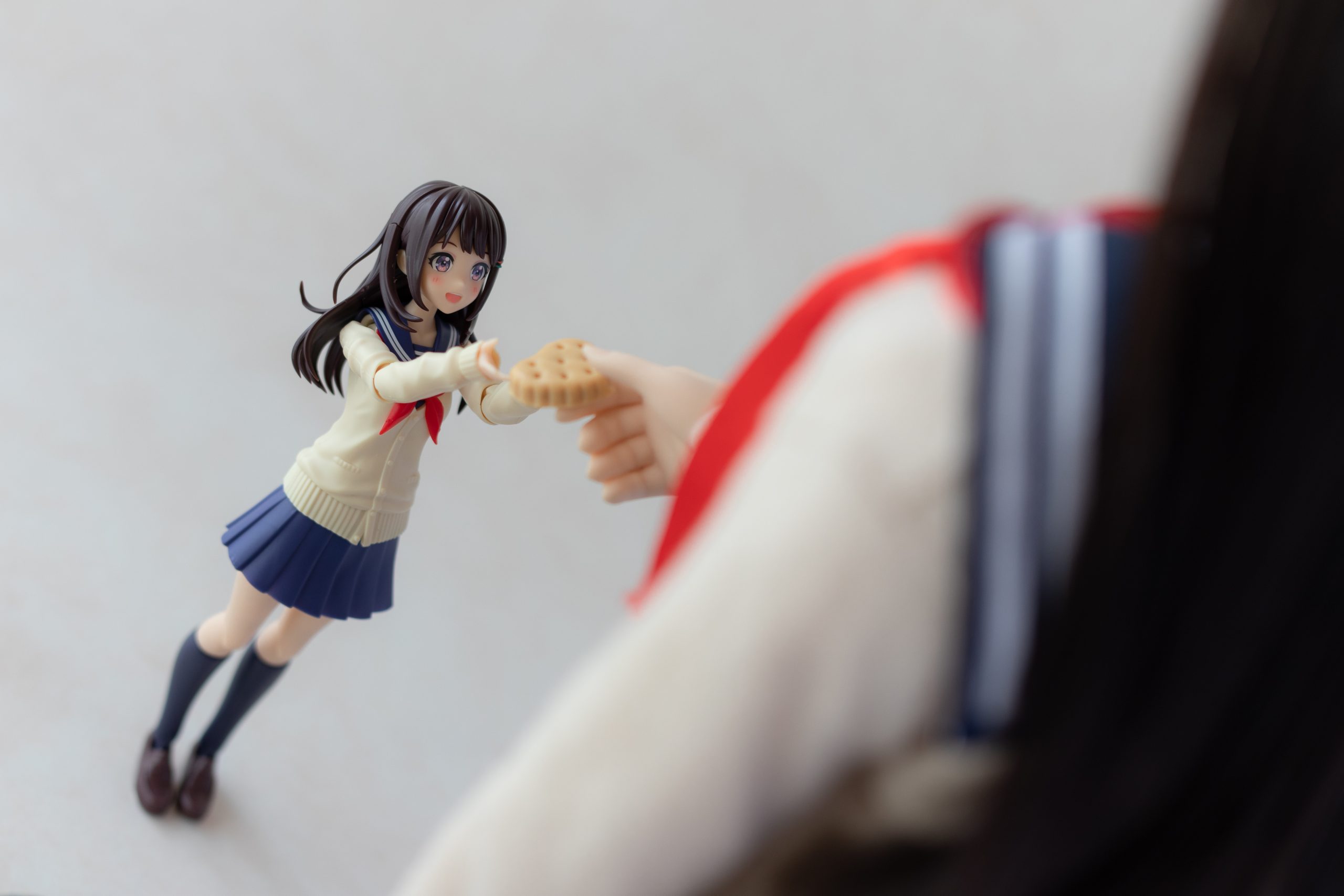 お友達に餌付けされるまどかちゃんその①