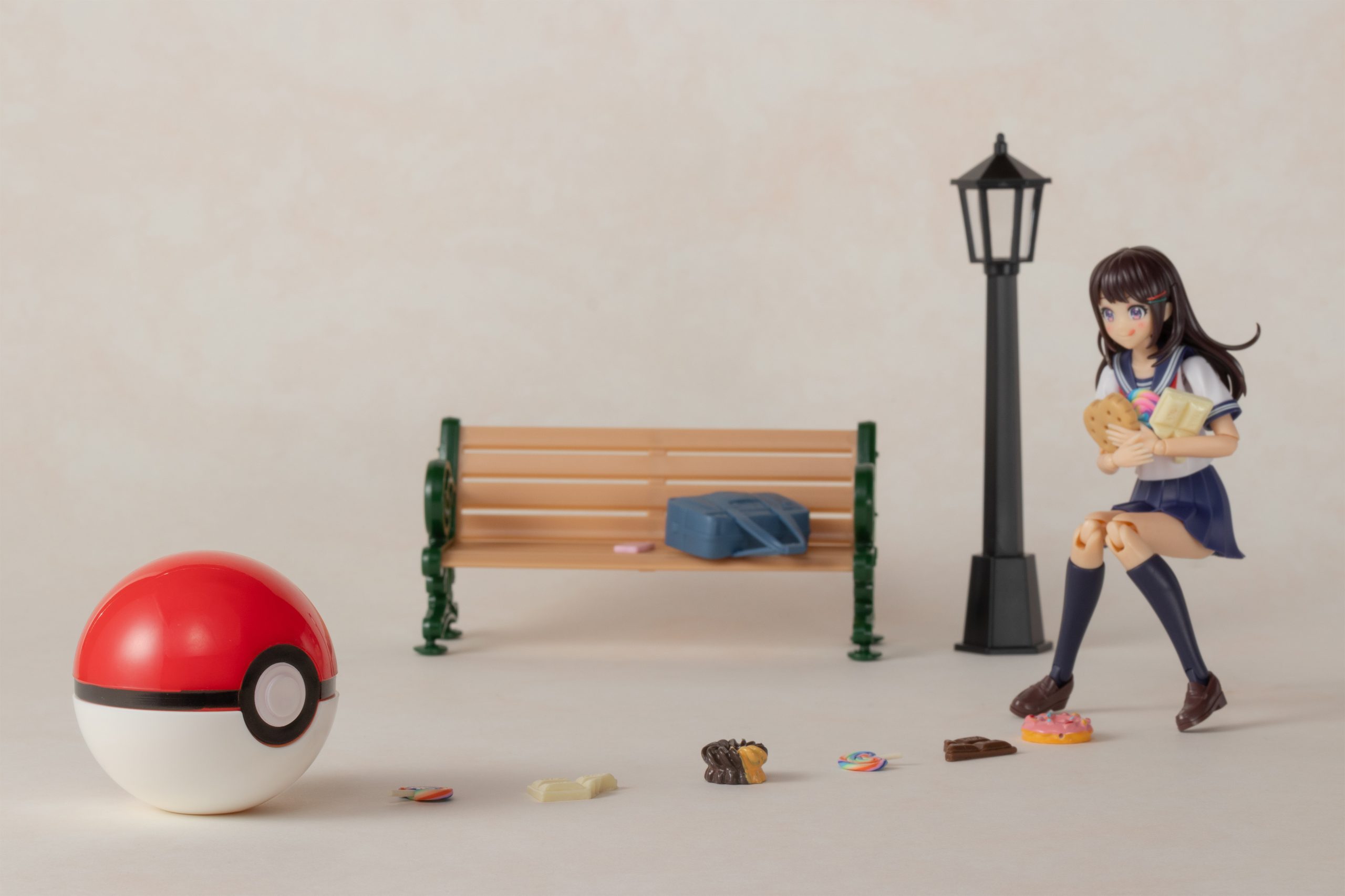 罠（モンスターボール）へと誘導するお菓子